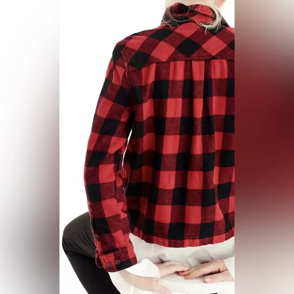 Red and Black Plaid Jacket
